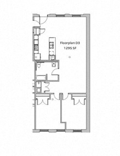 symmetrical floor plan for the second floor of a house
